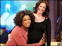 Oprah Winfrey com Julia Roberts