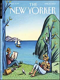 Capa da revista 'The New Yorker', que traz artigo sobre os índios Pirahã 