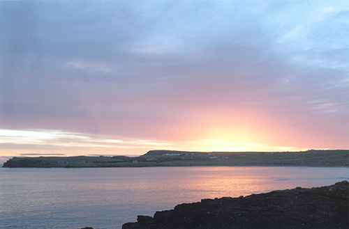 Sunrise over Giant's Causeway