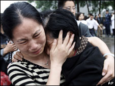 بازماندگان زلزله در چین