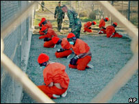 Prisioneiros em Guantánamo