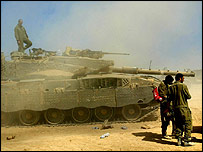 ग़ज़ा में इसराइली कार्रवाई