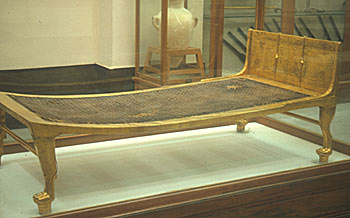 Tutankhamun's bed