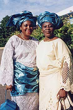 Bisi Oyekan and Kemi Aina photo © Maud Hand