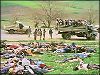 Vítimas de ataque químico em Halabja