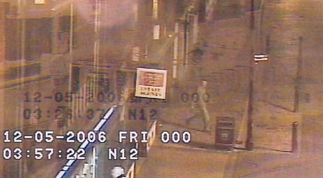 Luke Durbin, crossing Buttermarket 