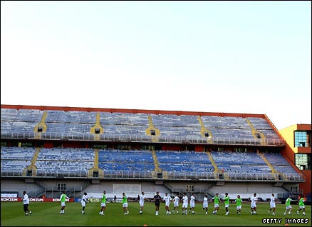 Maksimir Stadium in Zagreb