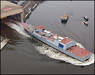 HMS Daring is launched