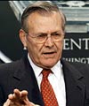 US Defence Secretary Donald Rumsfeld