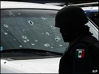 Número de assassinatos ligados a drogas dobrou no México