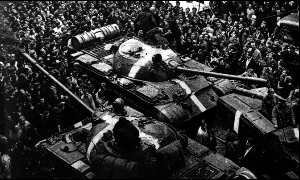 Tanky v pražských ulicích - srpen 1968