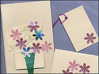 Elephant poo greetings cards