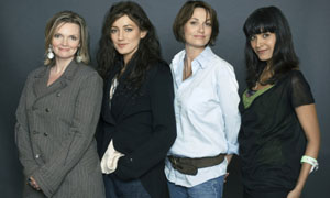 Picture shows (L-R) Sharon Small, Orla Brady, Sarah Parish and Shelley Conn