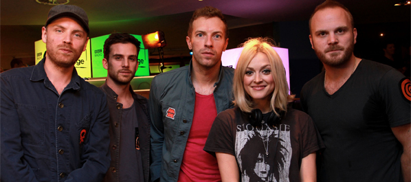 Coldplay and Fearne