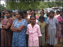 Displaced in Vavuniya 