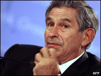 O presidente do Banco Mundial, Paul Wolfowitz