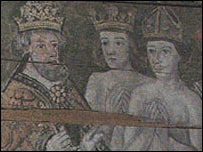 St Peter with the keys to Heaven