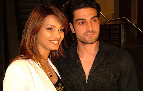 Diana Hayden with Rajeev Singh