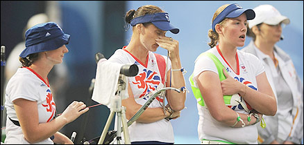 GB's archers in Beijing
