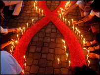 Símbolo da luta contra a Aids