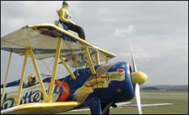 Plane preparing for take off