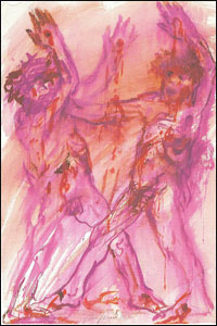 Quadro de Alfred Hrdlicka. Copyright Alfred Hrdlicka