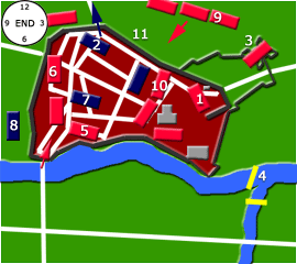 Map of the Batlle of Worceste