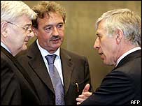 Jack Straw, Joschka Fischer, Jean Asselborn