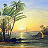 Galle Harbour - painted by Nicholl circa 1846