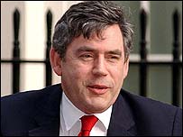 Britský ministr financí Gordon Brown