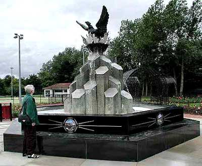 The Phoenix Peace Fountain in Anderson Park Coleraine