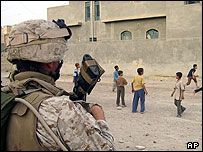 سرباز آمریکایی در الانبار