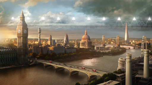 London Olympics Skyline