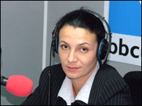 Іванна Климпуш у студії Бі-Бі-Сі