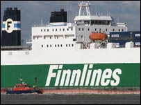 Outward bound at Gravesend