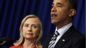 သမ္မတ အိုဘားမားနဲ့ နိုင်ငံခြားရေး ဝန်ကြီး ကလင်တန်