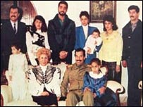 सद्दाम हुसैन का परिवार