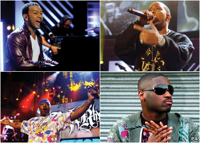 Busta Ryhmes, Ludacris, John Legend and Lethal B