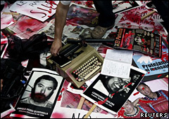 Protesta de periodistas en México