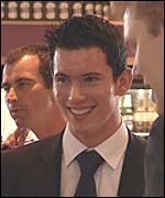 Men at speed dating evening 