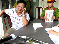 Đỗ Hoài Phương Minh tại sân bay Đà Nẵng