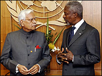 نٹور سنگھ اور کوفی عنان