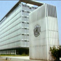 The headquarters of the World Health Organization in Geneva, Switzerland