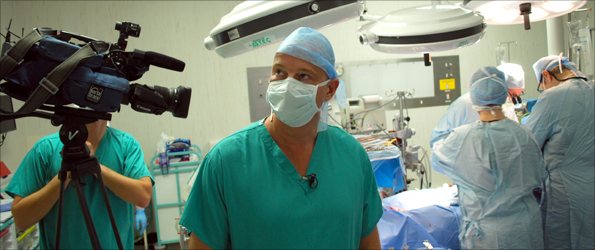 Watching open heart surgery at Newcastle's Freeman hospital