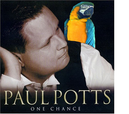Paul Potts With Parrot