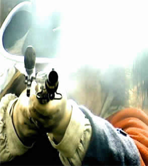 Firing Musket