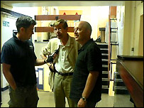 Anthony Stokes and Henry Kelly at Reading Gaol