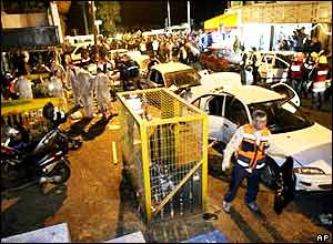 Okolí nočního klubu