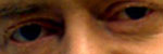 Anthony Weilds close-up on the eyes shot