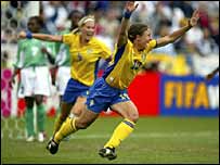 زنان فوتباليست سوئدی